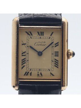 Cartier Must Tank Ivory Dial Watch